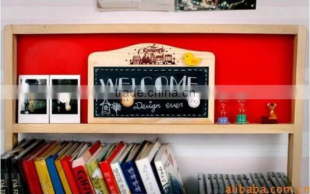 S036 quality magnetic wooden custom shape write blackboard