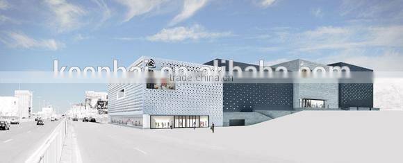 Architectural Laser Cuting Decorative Aluminum Perforated Ceiling Panel