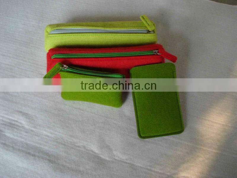 Hot! wool felt for Glasses bag