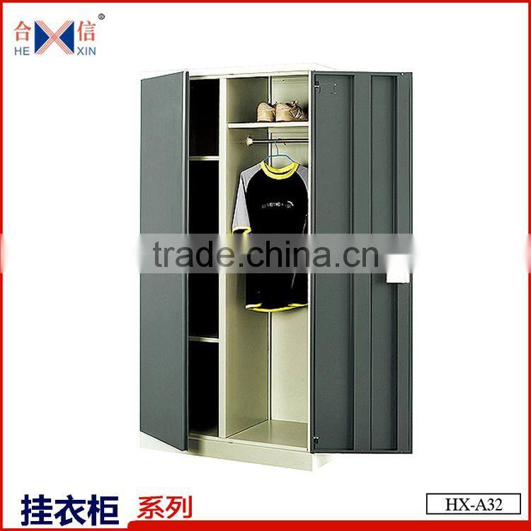 Steel two-door clothes cupboard design