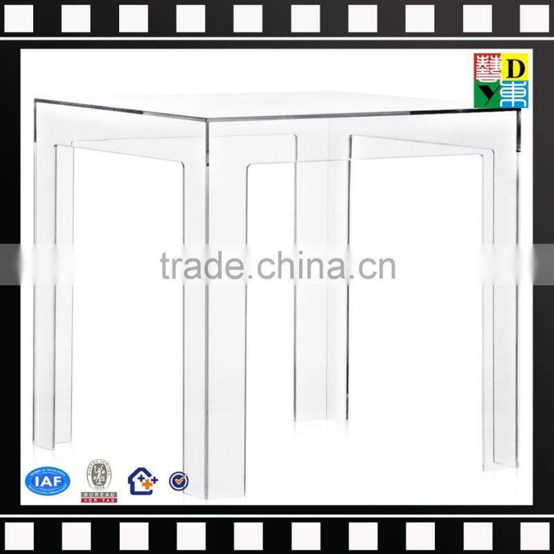 Hot sell clear acrylic lucite stool PMMA plastic lucite bench from china manufacturer