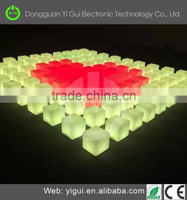 Beautiful indoor bar use led bar stool for wedding