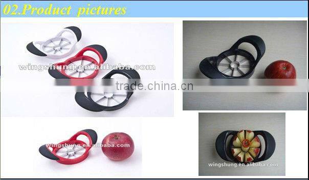 stainless steel fashion design apple tools/apple cutter/apple slicer