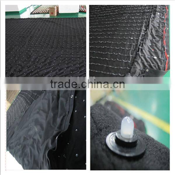 2017 CE RoHS LED curtain decoration sex free xxx video screen with china