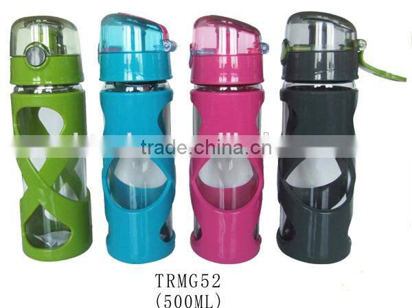 500ml Colorful tritan sports water bottle/BPA free plastic drink bottle