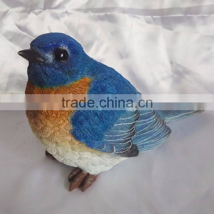 Custom solar power life size bird figurine ornament