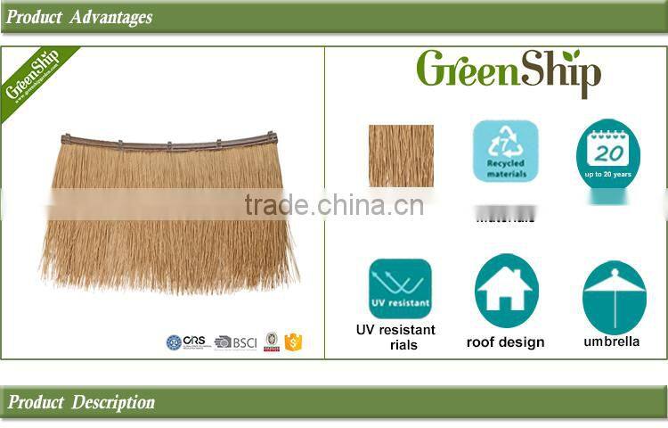 Easy to install Artificial Thatch Tiles for Decorations_ GreenShip