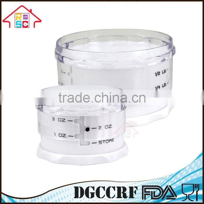 NBRSC Plastic Adjustable Large and Mini Hamburger Patty Maker Press Set