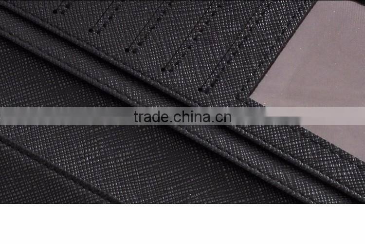 wholesale New men's long Slim Wallet Card Wallet multi cross pattern wallet purse