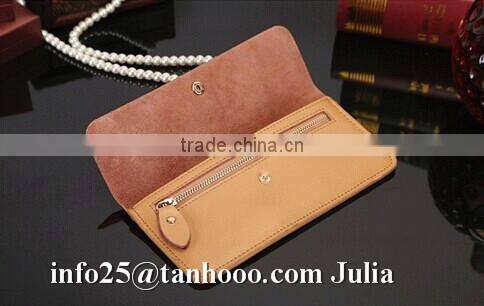 Handmade leather wallet/women slim wallet money clip