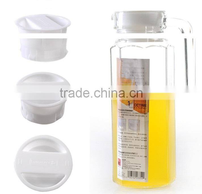 1.5 Liter pyrex glass pitcher glass juice pitcher