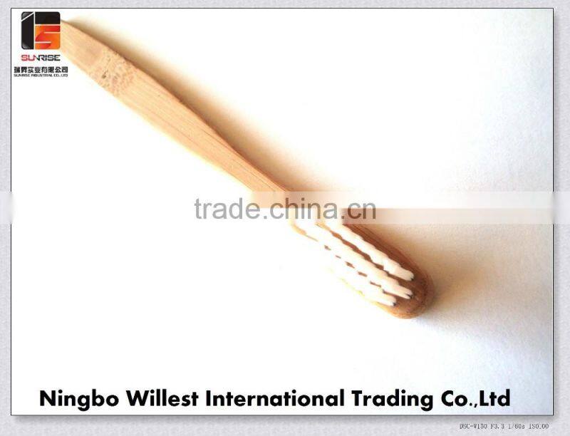 small head eco-friendly bamboo toothbrush