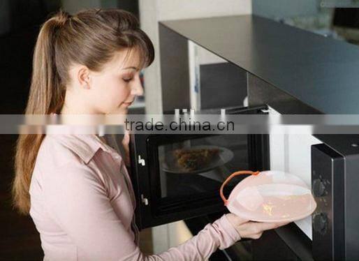 plastic microwave anti-oil cover/food cover