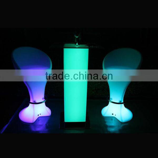 led lounge table/led tea table/led glow furniture