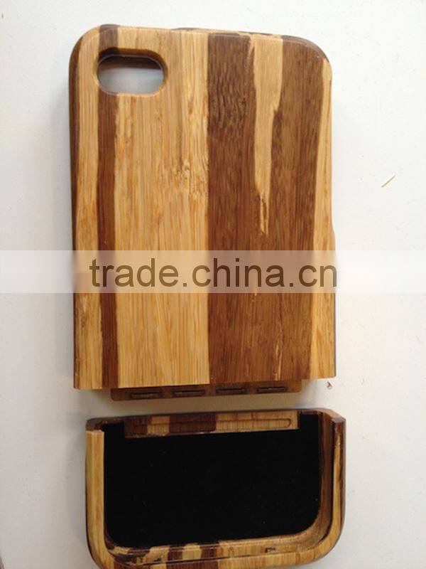 2014 new for iphone 5 wood case / bamboo kindle case for iphone 5
