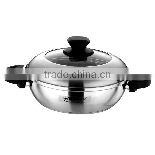 WX High Quality Stainless Steel Stock Pot/Sauce Pot/Hot Pot