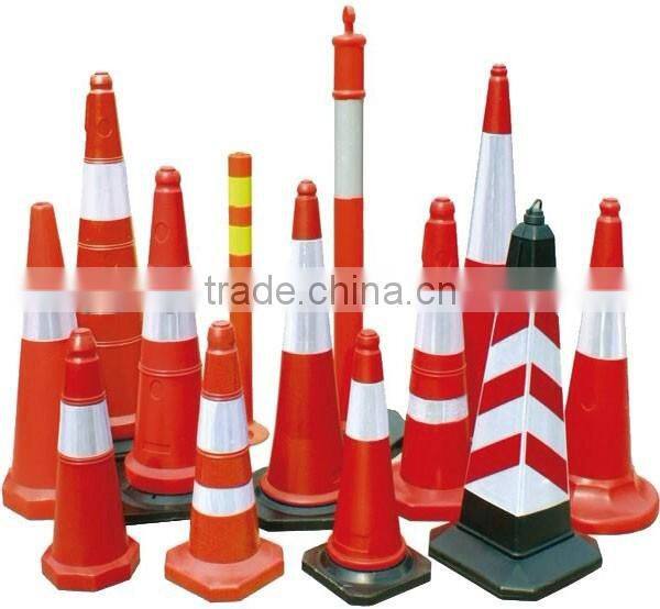 Reflective Color Traffic Safety Cone for Roadway Safety