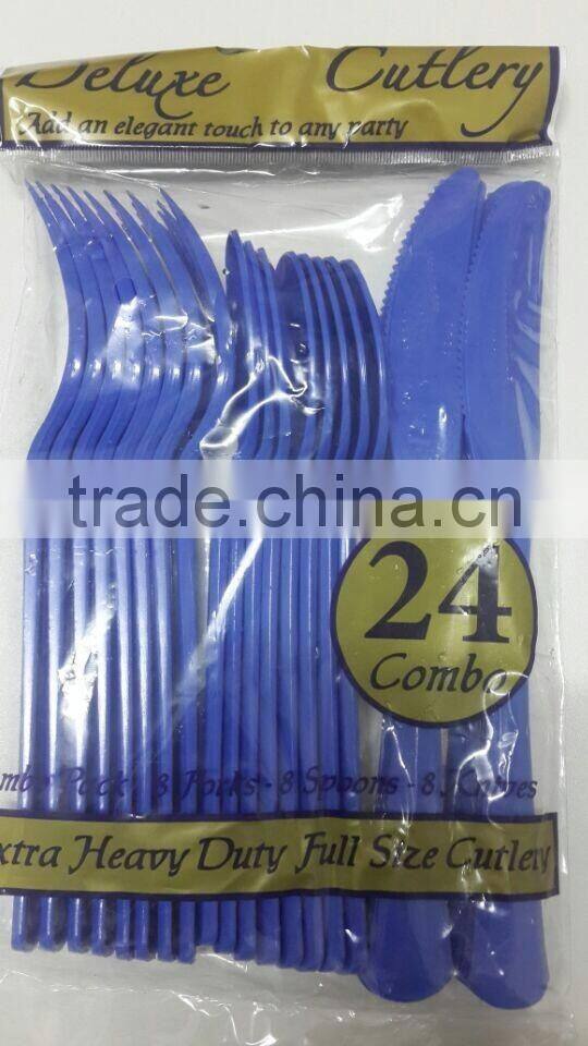 Plastic Fork Spoon Knife in One