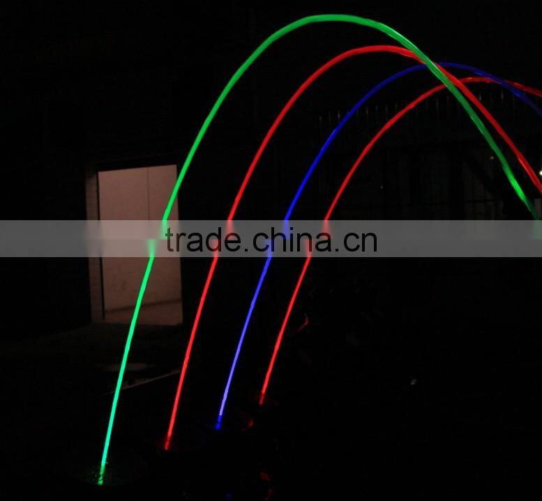 Factory colorful flow fountain laminar water jet