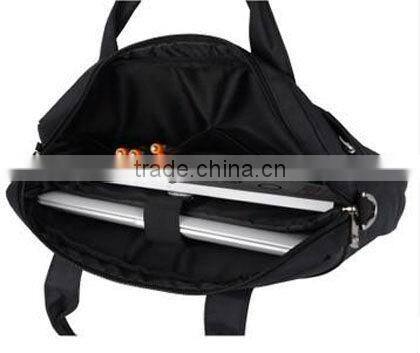 Simple laptop bag briefcase for business with nylon