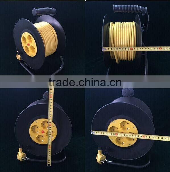cable reel european extension cable reel, with 16A 3pin plug with children protect
