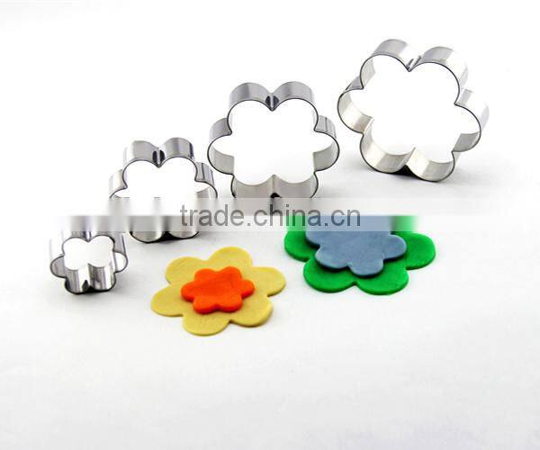 new come cake decorating tools Daisy flower cookie cutter set 100% food grade wholesale baking tools