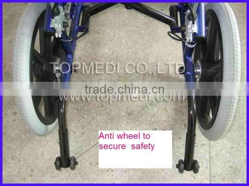 RehabiAluminum chair frame high back reclining wheelchair for cerebral palsy children/ cp chair/electric power /folding/economic