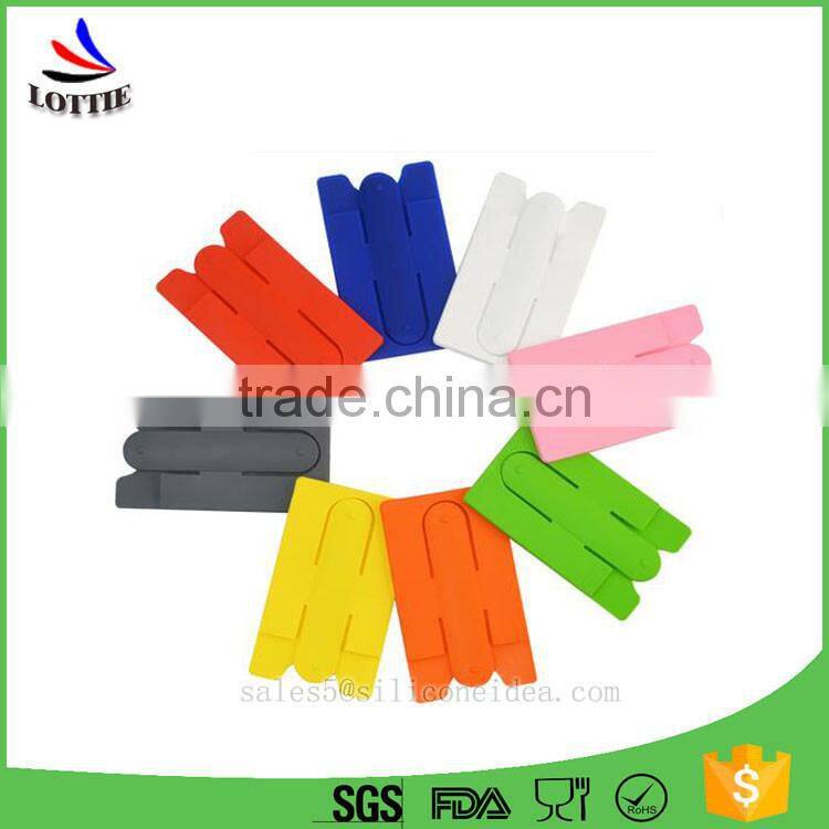 High quality Custom Logo Promotional Silicon Card Holder for Phone