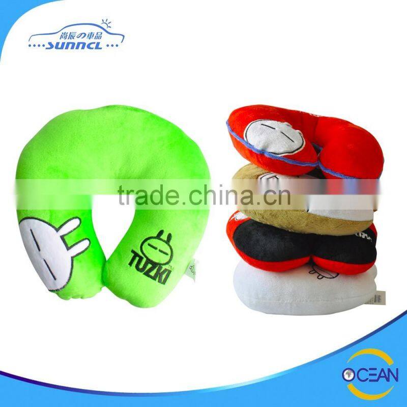 New Model Velvet Case Half Micro Particles Half Memory Foam Chinese Neck Pillow
