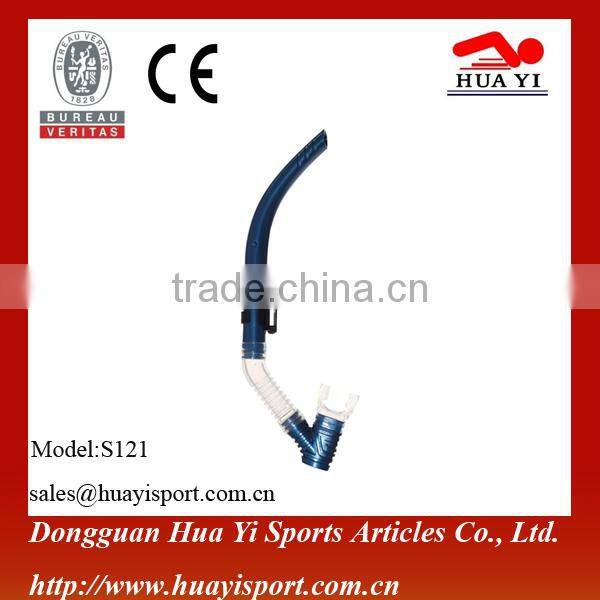 Comfortable underwate low volume durable swimming snorkel