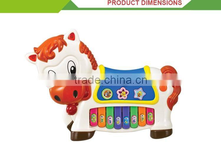 Most popular plastic musical battery operated keyboard piano