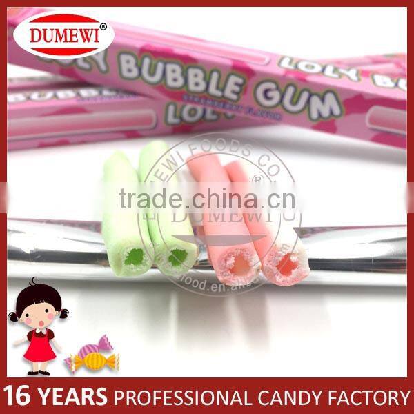 Baseball Candy Fruit Hollow Round Bubble Gum