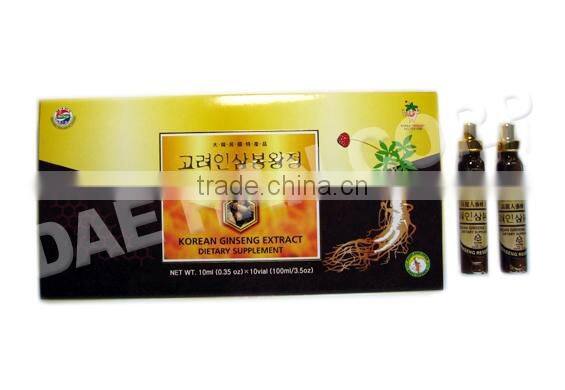 KOREAN GINSENG EXTRACT DIETARY SUPPLEMENT