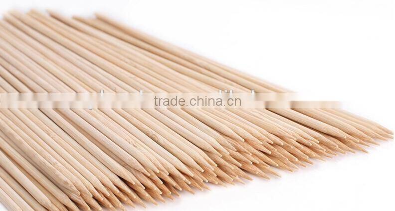 China Wholesale Thin Round Bamboo Sticks food For Sale
