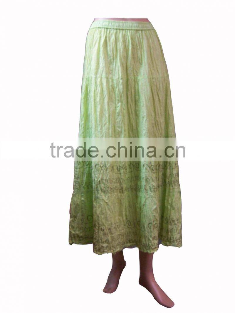 Cotton Printed short skirt