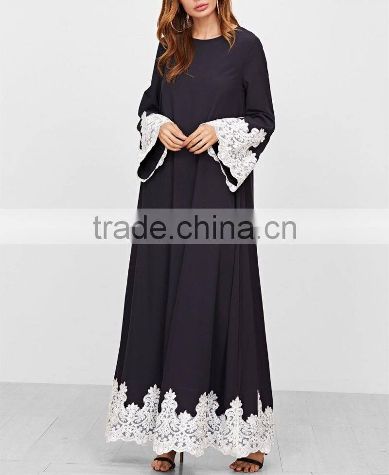 Guangzhou Clothing OEM Red Pocket Split Dress Pictures Of Latest Elegant Designs