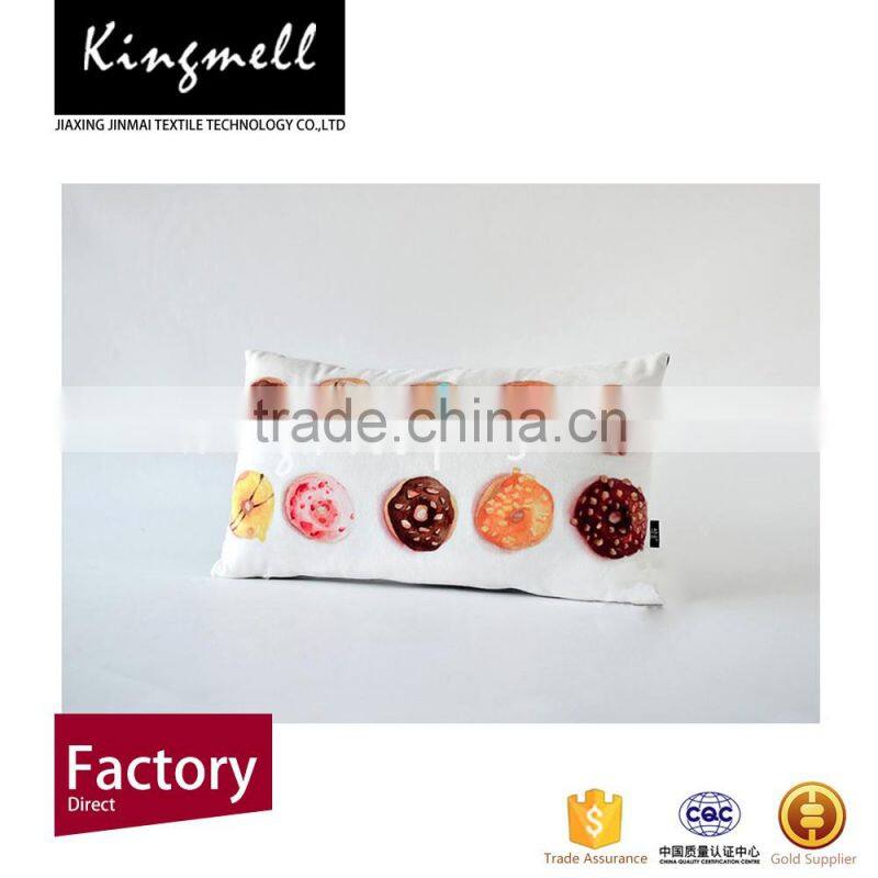 Sweet style printing chair cushion covers for christmas decoration