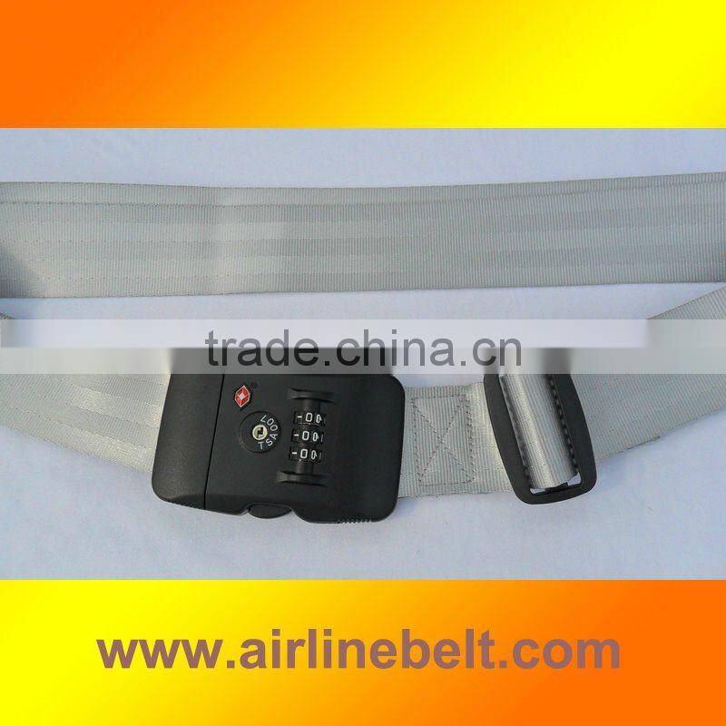 NEW Seatbelt red luggage strap, top quality