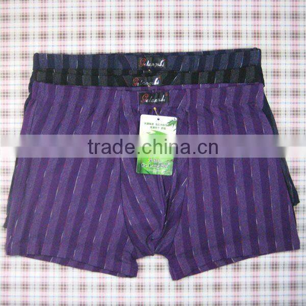 men's stripe boxer, high quality underwear