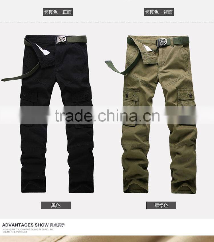 2016 custom mens cargo pants with side pocket
