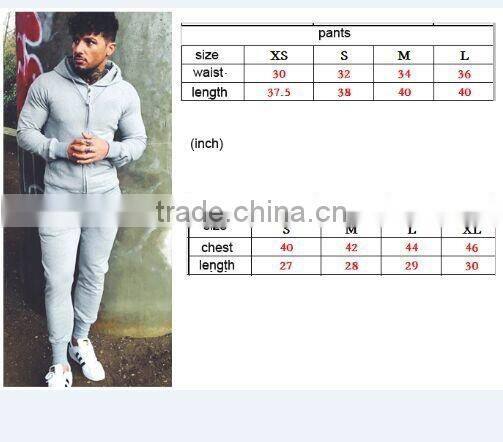 high quality running joggers gym plain mens joggers
