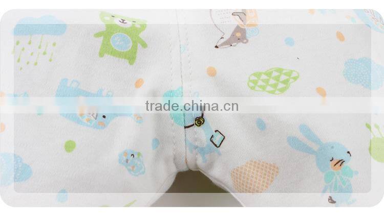 100% soft touch cotton cute printing children apparel kids wear set