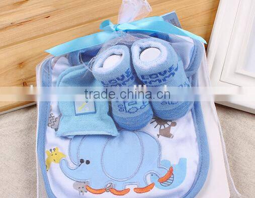 newborn baby gift set for baby socks baby gloves,baby bibs
