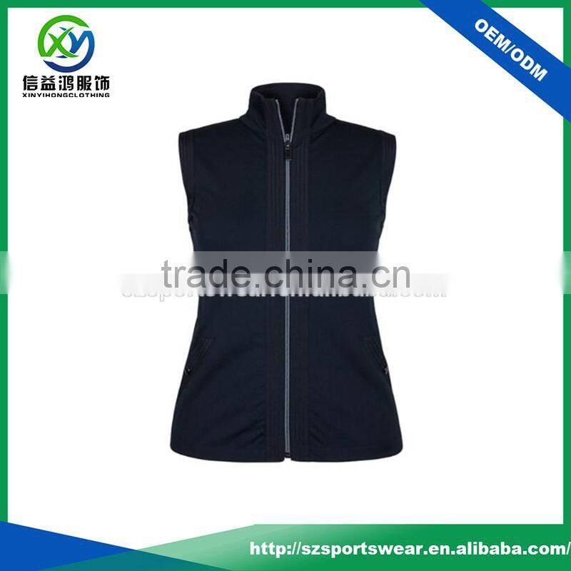 94% Polyester 6% Spandex Plus Size Sleeveless ladies classy look Golf Vest