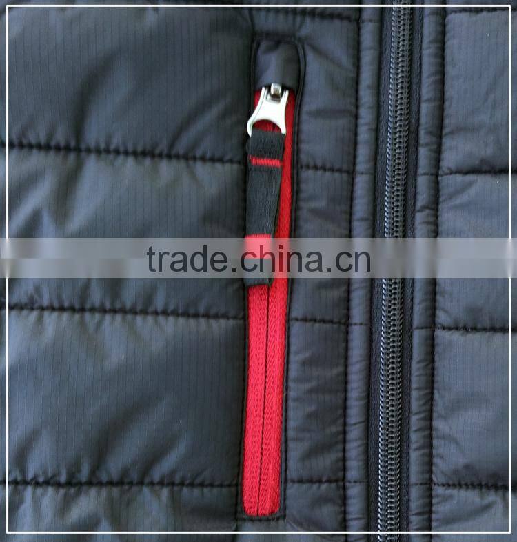 Mens softshell red sleeve sweater garments jacket knitted