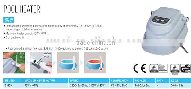 Bestway the gauge pool heater swimming pool