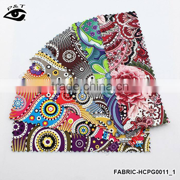 Synthetic Leather PU leather with artificial cotton fabric for clothing shoes bags