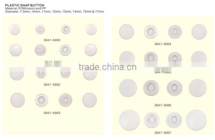 hot sale high quality colored plain plastic snap fasteners/buttons