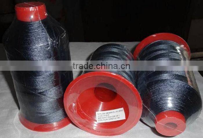 Various Color High strength Low Shrinkage Nylon Thread 210D 3 For Bags