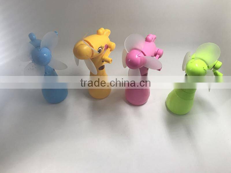 Mini Water Mist Spray Fan For Summer Promotion Portable Pocket Fan